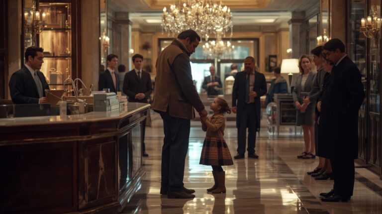 Un padre pobre entró en una tienda de lujo y todos se burlaron — pero cuando el dueño apareció, nadie volvió a reír.