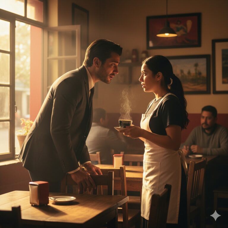 [El último mes] Le confesó a la mesera que iba a morir… pero lo que ella aceptó cambió ambos destinos para siempre.