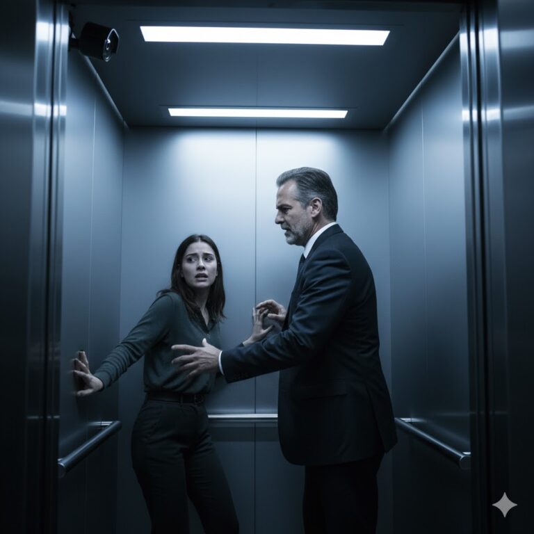 [Ocho pisos de silencio] Subió con su novio al elevador… y lo que ocurrió entre el tercero y el octavo piso heló la sangre de todo el edificio.