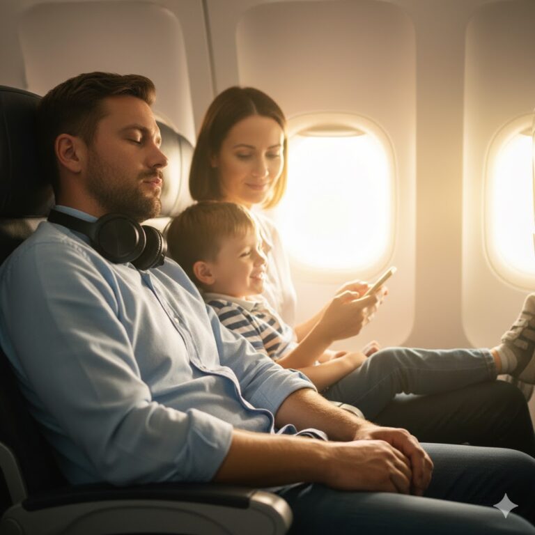 [El vuelo que cambió mi forma de ver la vida] Un niño no dejaba de patear mi asiento… pero lo que hice después hizo llorar a su madre y dejó el avión mudo.