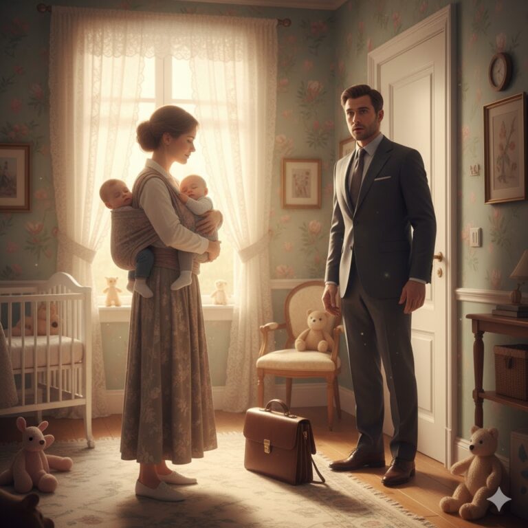 Un millonario descubrió a su empleada abrazando a sus hijos… pero lo que vio después cambió su corazón para siempre