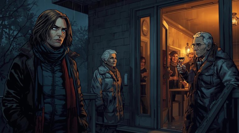 Mis padres afuera, tiritando. Mis suegros adentro, brindando. Y yo, en la puerta, a punto de cambiarlo todo.