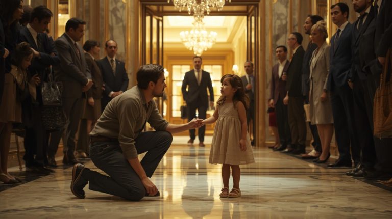 Un padre pobre entró a una tienda de lujo con su hija… pero cuando el dueño lo vio, reveló una verdad que hizo llorar a todos