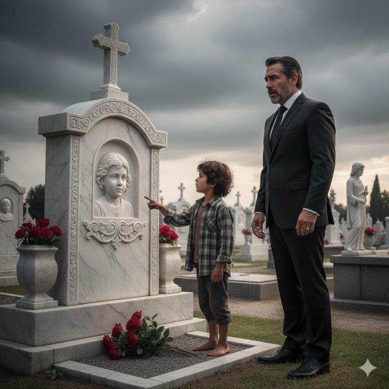 El niño que jugaba con el hijo del millonario — reveló un secreto entre la vida y la muerte — y su risa volvió a sonar en el viento del cementerio