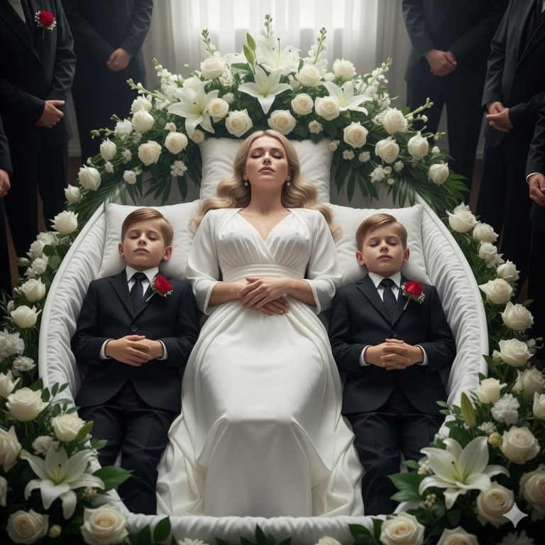 Madre y sus hijos gemelos mueren el mismo día, pero en su funeral ocurre un detalle que deja a todos sin aliento