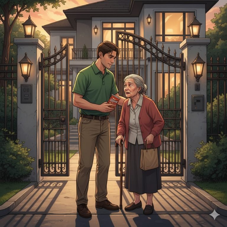 Una madre de 70 años acudió a su hijo para pedirle dinero prestado para el tratamiento médico, su hijo solo le dio un paquete de fideos y luego la ahuyentó cortésmente, cuando llegó a casa y lo abrió, se sorprendió y no podía creer lo que veía…