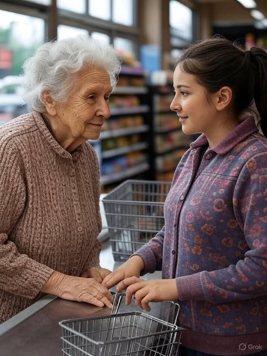 La cajera que no quiso cobrarle a una abuela