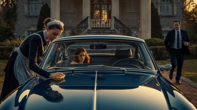 La madrastra de un millonario dejó encerrada a la hija en el coche a propósito… pero la criada hizo algo que nadie olvidará.