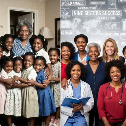 En 1979, adoptó a nueve niñas negras que nadie quería — hoy, décadas después, el mundo no puede creer en lo que se convirtieron