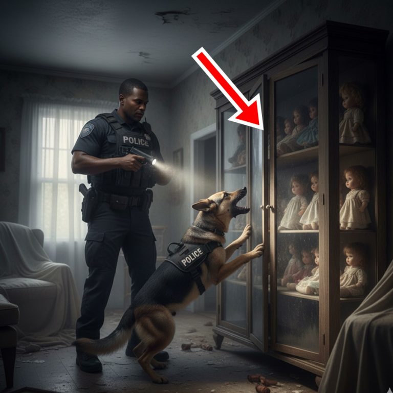 K9 advierte al oficial de algo detrás de las muñecas — ¡Todavía estaban vivas!