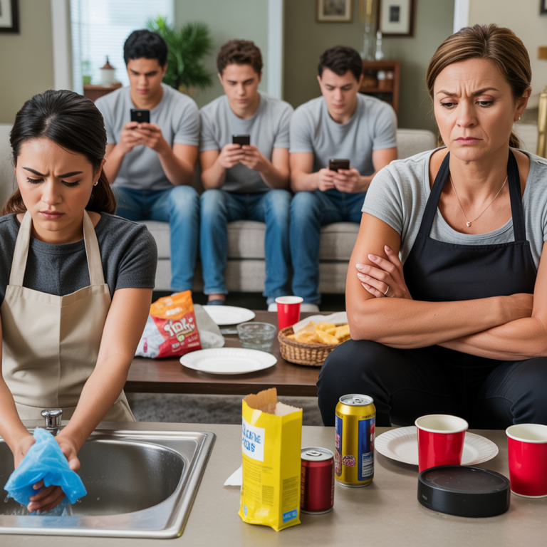 Cuando mi suegra descubrió que yo ganaba 4,000 dólares al mes, no perdió tiempo en llamar a mis tres cuñados del rancho para que se mudaran a nuestra casa y me ordenó servirles.