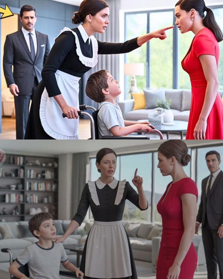 ¡NO HAGAS ESO! LA EMPLEADA ENFRENTA A LA MADRASTRA CRUEL FRENTE AL MILLONARIO