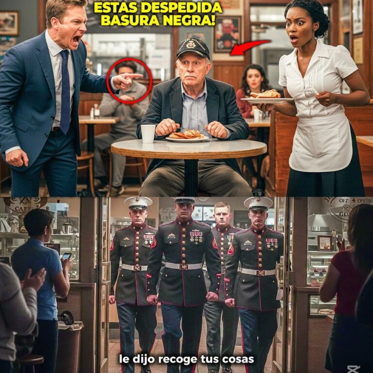 La despidieron por ayudar a un veterano… una hora después, cuatro marines entraron al café
