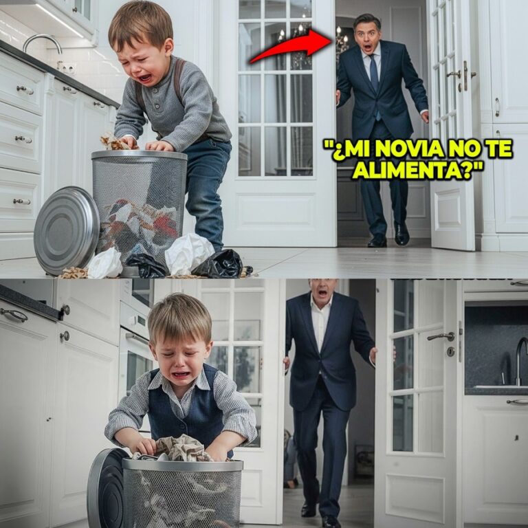 Millonario encuentra a su hijo buscando en la basura… y la razón lo deja en shock