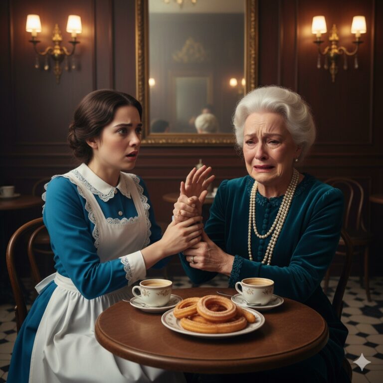 “¿De Dónde Sacaste Eso?” – Abuela Millonaria Lloró Al Ver El Collar De Una Camarera..