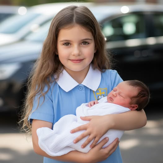 UNA NIÑA POBRE QUE LLEGA TARDE A LA ESCUELA ENCUENTRA A UN BEBÉ DESMAYADO ENCERRADO EN UN COCHE…