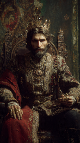 El Rey Uche siempre estaba erecto, así que enviaba a sus guardias a raptar vírgenes en la aldea todos los días.