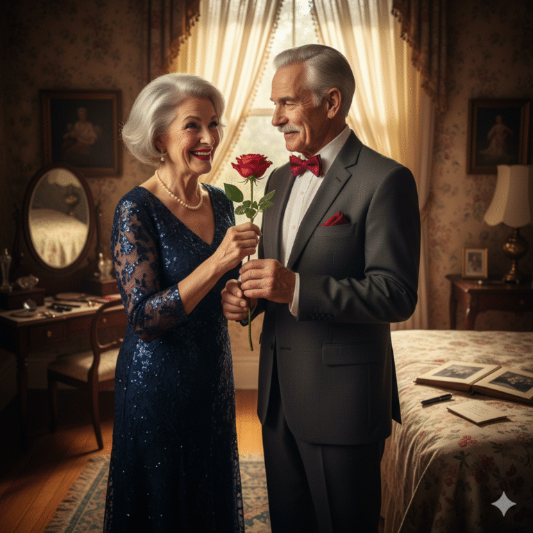 “Nadie entendía por qué ese matrimonio de abuelitos se arregló como adolescentes… hasta que revelaron el secreto detrás de su cita después de 40 años”
