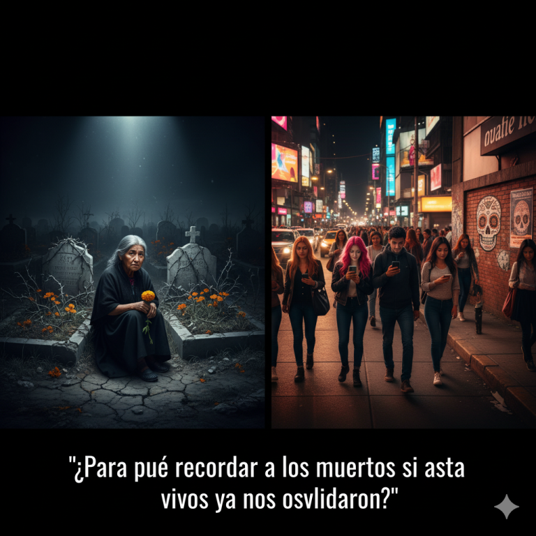 “¿Para qué recordar a los muertos si hasta los vivos ya nos olvidaron?”