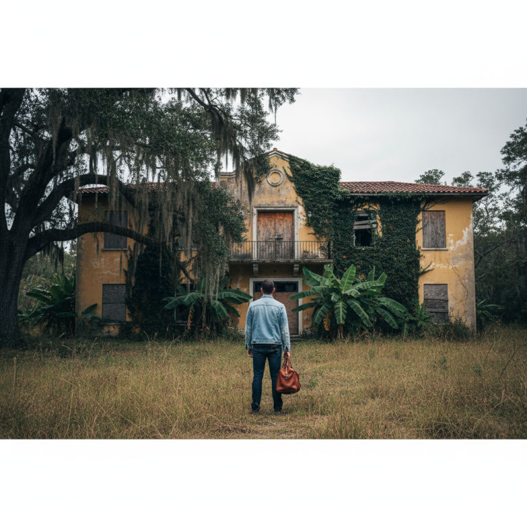 Nadie Quería Esta Mansión En Ruinas Gratis, Hasta Que Un Padre Pobre La Compró Y Descubrió $200M