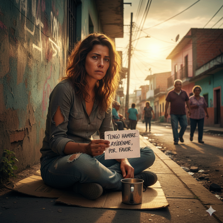 “Yo, una mujer rica, fingía ser pobre para pedir hasta el último centavo a mis vecinos, solo para entender una vida que jamás pensé que podría comprender.”