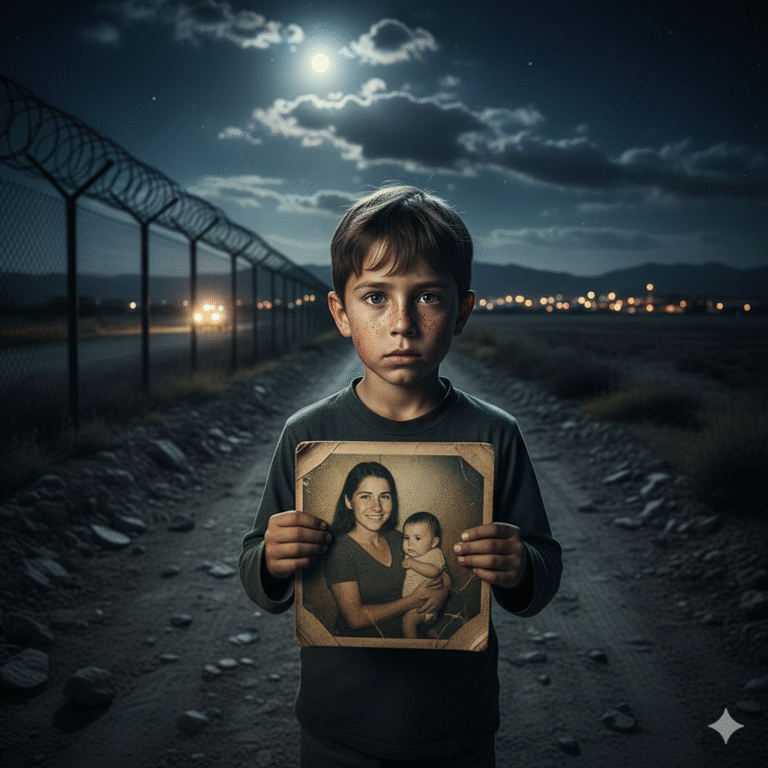 Cruzó la frontera con solo 10 años, una foto en la mochila… y la esperanza de volver a abrazar a su mamá.
