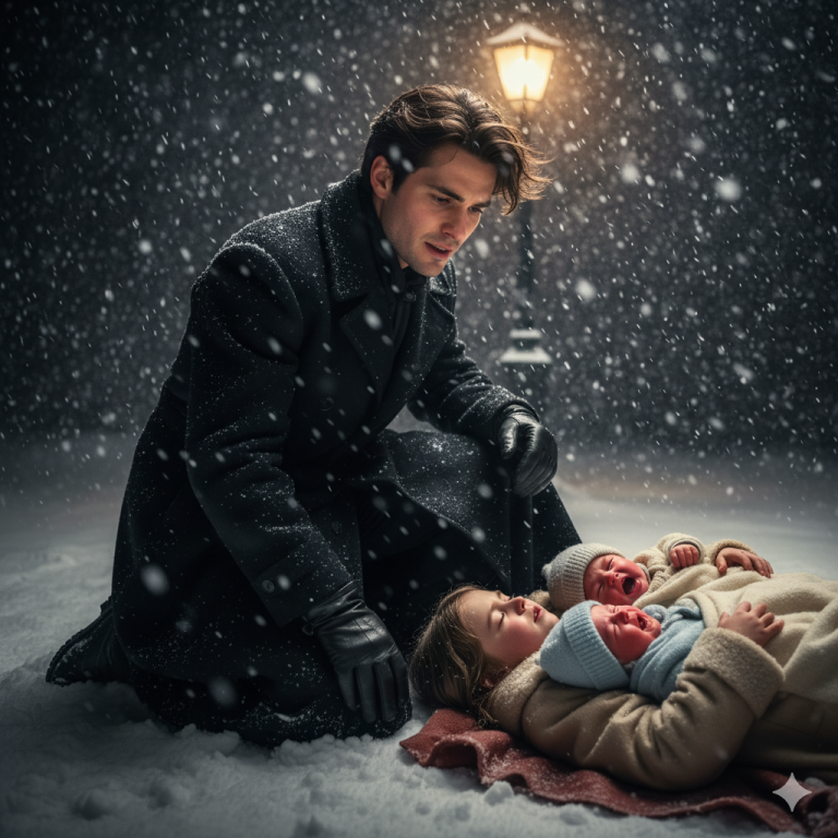 A Young Billionaire Rescues an Unconscious Girl Clutching Twin Babies in a Frozen Park. But When She Awakens in His Mansion, a Shocking Secret Changes His Life Forever.