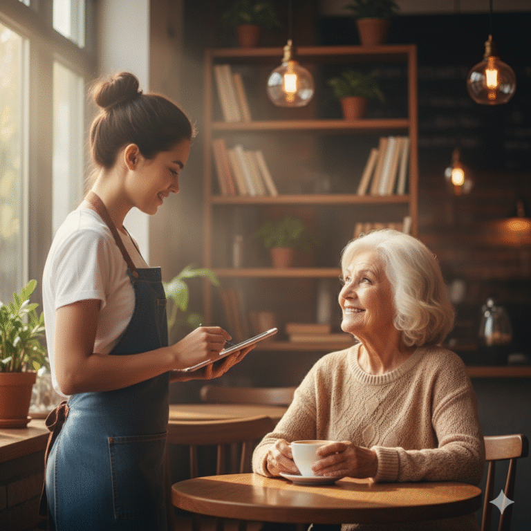 Una mesera recibe una propina de $500 con una nota: “Gracias por tu paciencia con mi madre”.