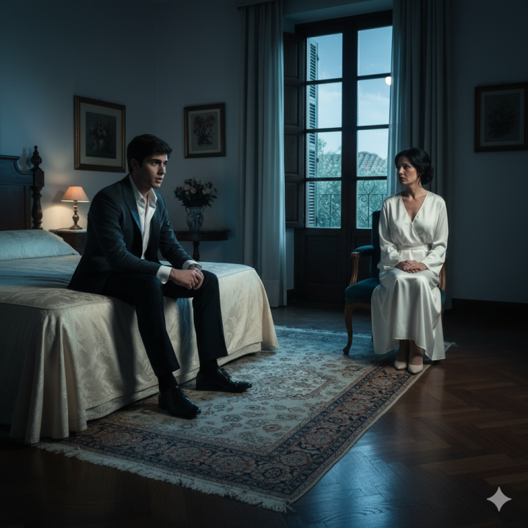 Se casó con una mujer 19 años mayor porque “tiene experiencia y es profunda”, pero a las 3 a.m., mientras se dirigía al baño, descubrió algo que lo dejó congelado