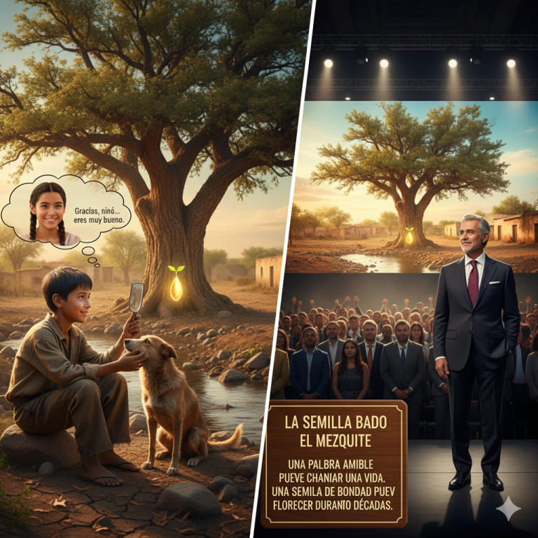 🌱 “Una palabra amable puede cambiar una vida. Una semilla de bondad puede florecer durante décadas.”