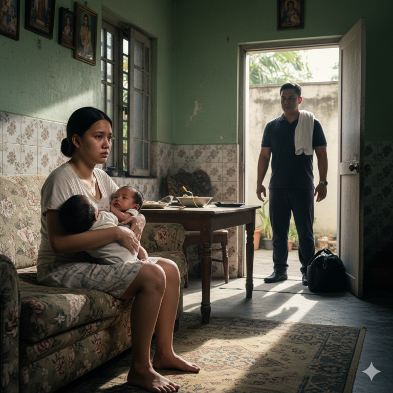 Trabajé en el extranjero durante 6 meses, pero cuando regresé, la barriga de mi esposa estaba plana y dos bebés lloraban en mi casa