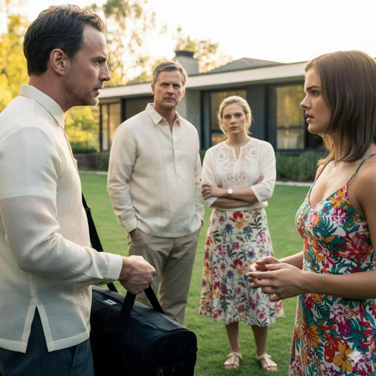 Durante una visita a mi hija casada, descubrí que se estaba quedando en un cobertizo de jardín con un calor de 40 ° C. ¿La razón? “No se permite la entrada a extranjeros”. La llevé conmigo y luego sus suegros quedaron completamente conmocionados…