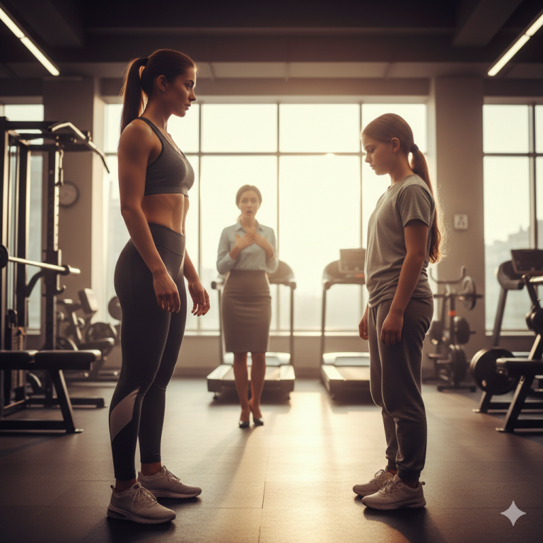 —¿Tú? —La mujer casi se atragantó con su café al verla entrar al gimnasio—. ¡No puedo creerlo… tú eras la gorda del colegio!