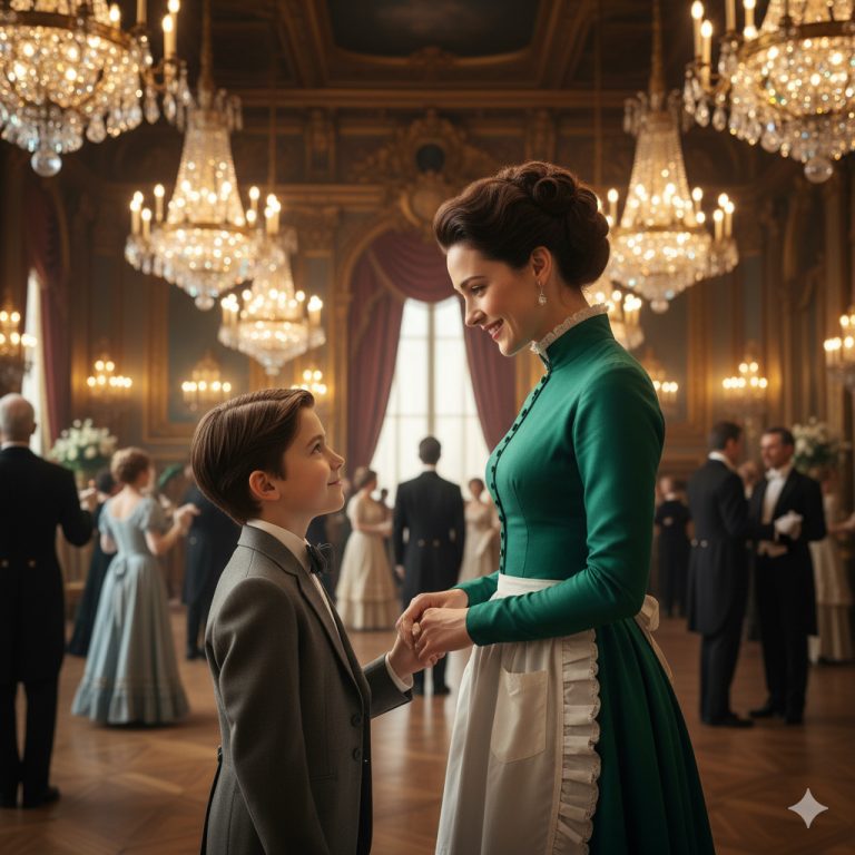 LA EMPLEADA BAILABA CON EL HIJO DEL MILLONARIO… LO QUE DESCUBRIÓ DESPUÉS LO DEJÓ SIN PALABRAS