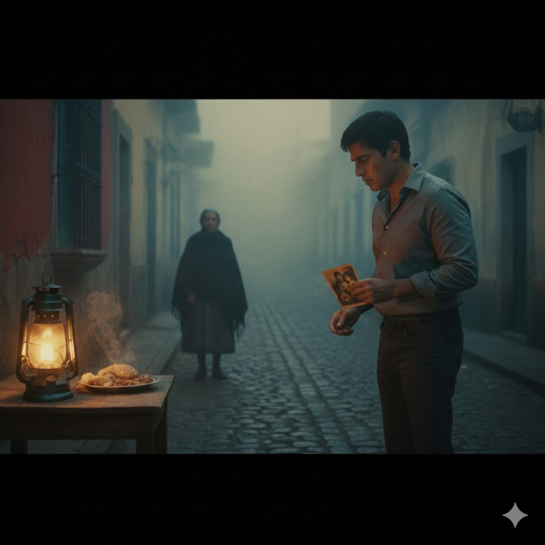 Exactamente a las 6:15, una mujer con un viejo sombrero verde esperaba en silencio frente a la puerta de la universidad.