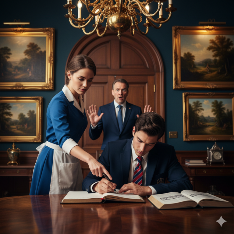 El HIJO del MILLONARIO reprobaba siempre… hasta que la EMPLEADA reveló un TALENTO INCREÍBLE