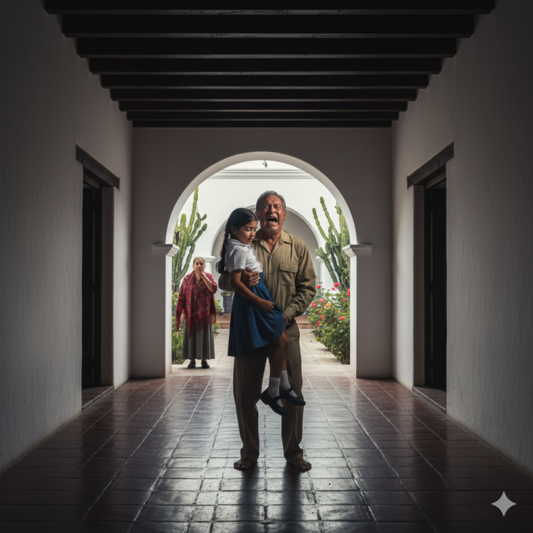 El abuelo cuida todos los días de su nieta de 10 años; un día, cuando ella fue a visitarlo, una vecina vio algo extraño, se asustó y llamó a la policía.