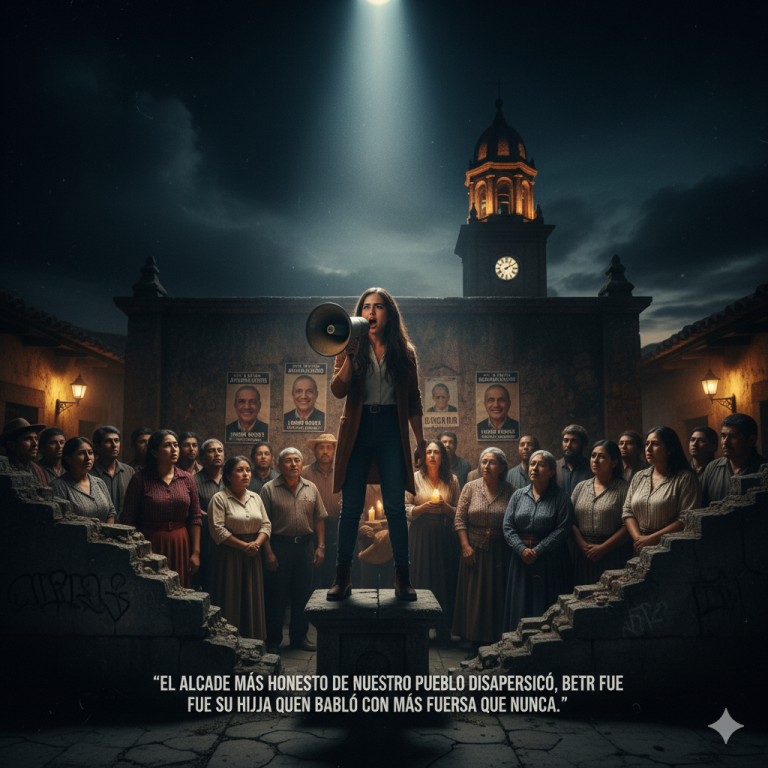 “El alcalde más honesto de nuestro pueblo desapareció, pero fue su hija quien habló con más fuerza que nunca.”