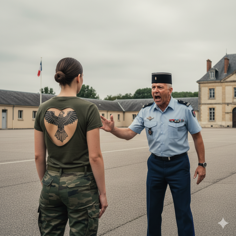 Desde el primer día, se burlaron de ella en el campamento — parecía ser solo una recluta tímida y pobre. Pero una marca en su espalda lo cambiaría todo…