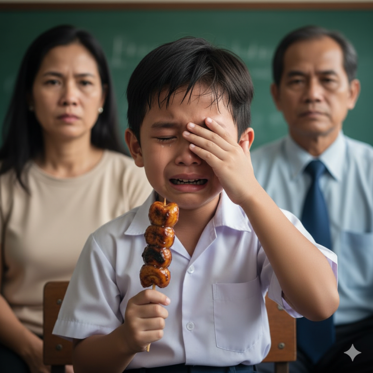 ME REGañÓ LA MAESTRA PORQUE SEGÚN YO ESTABA VENDIENDO PLÁTANOS FRITOS EN CLASE, ¡Y JUSTO LLEGÓ EL DIRECTOR!