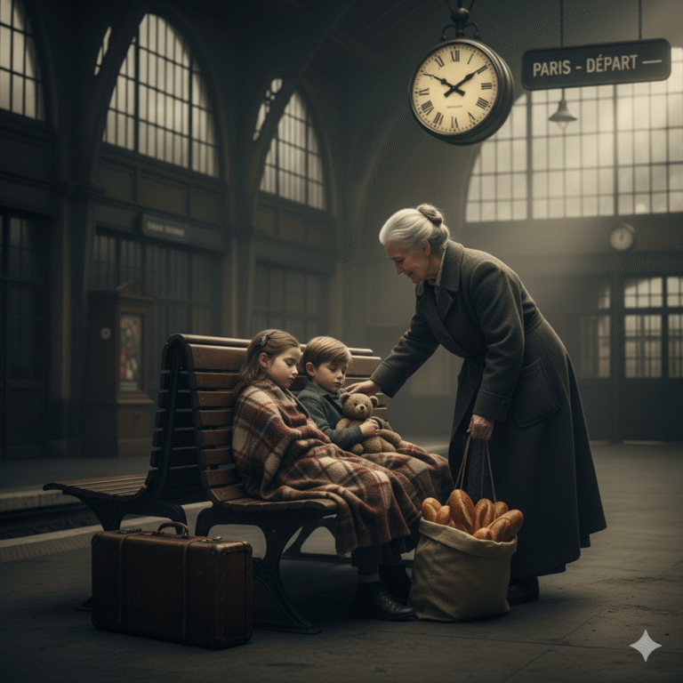 “Dormíamos en la estación. Una señora me dejaba pan todas las noches sin que la viera. Años después, la encontré.”