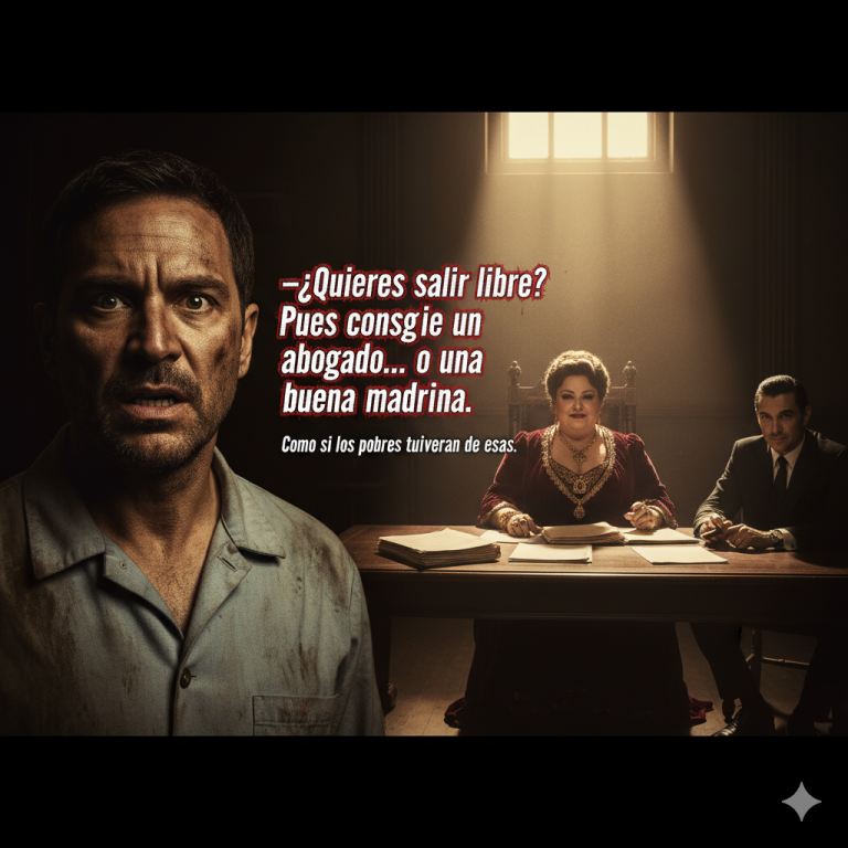 “¿Quieres salir libre? Pues consigue un abogado… o una buena madrina. Como si los pobres tuvieran de esas.”