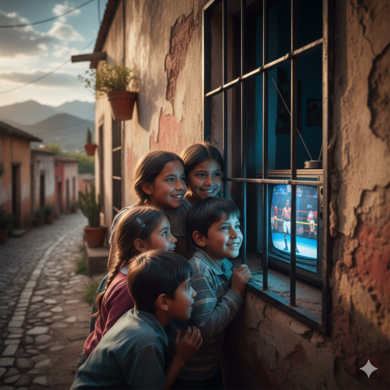 “Veíamos la tele por la ventana del vecino… hasta que un día la apagaron”