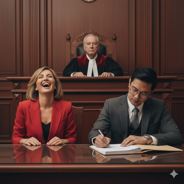 Mientras firmaba el divorcio lo llamó ‘basura negra’… pero el juez leyó algo que lo cambió TODO…