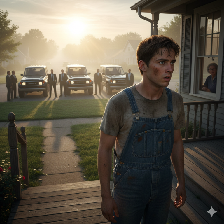 El jefe despide al mecánico por arreglar la bicicleta de una anciana — a la mañana siguiente, **7 camionetas negras** bloquean su entrada…