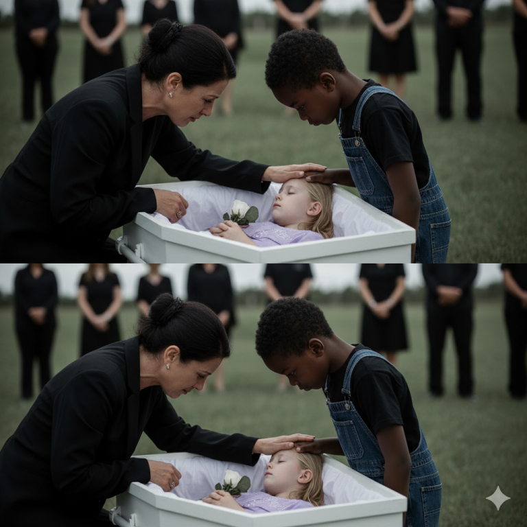 El hijo de la criada vio algo extraño en la hija del millonario y detiene el funeral