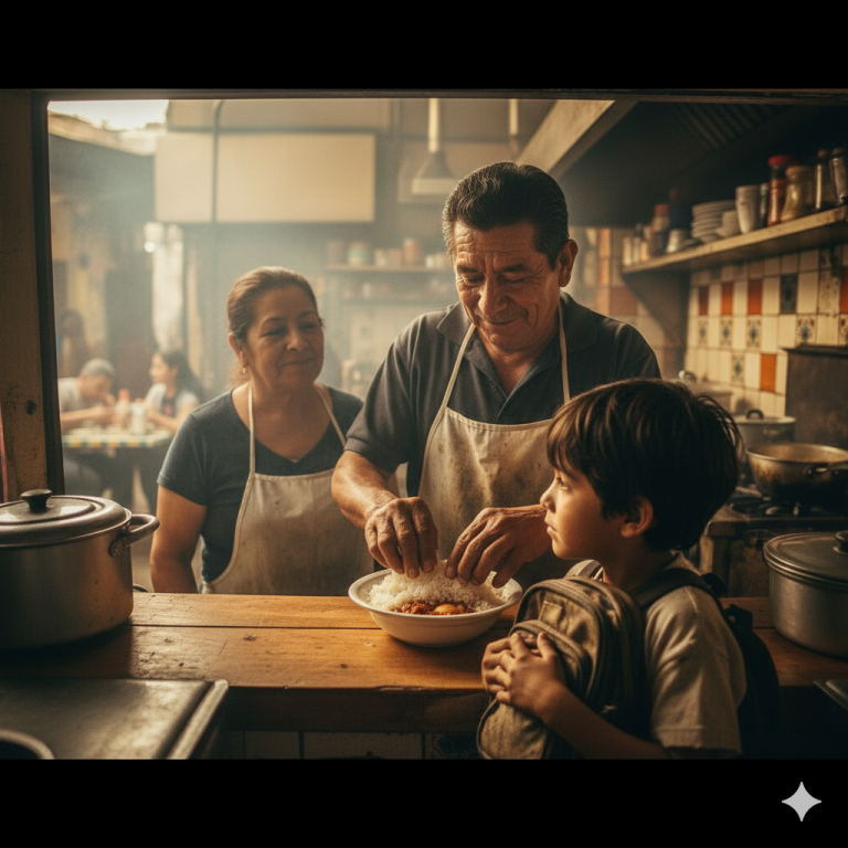 “Arroz al alba — El susurro de la bondad”