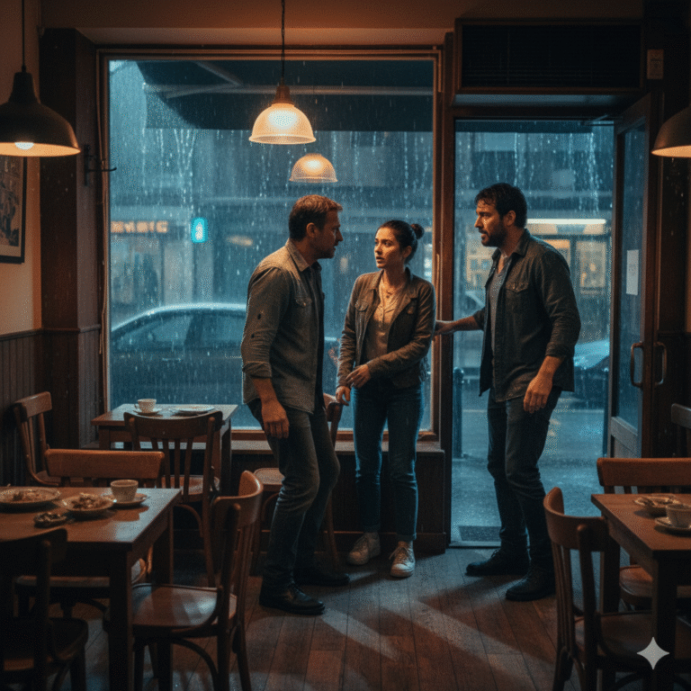 “¿Qué harías si en tu peor día salvaras a un hombre que también perdió todo? Una historia que cambiará tu forma de creer en el destino.”