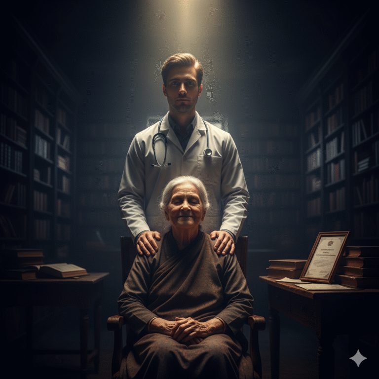 “Mamá no podía verme, pero yo era su luz”