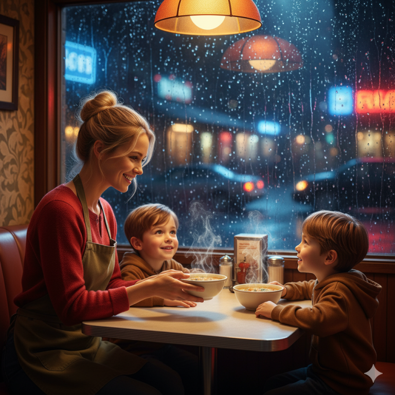 Garçonete Alimenta Órfãos e, Anos Depois, Recebe uma Surpresa Inesperada!5 min de lectura